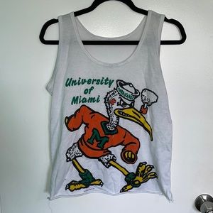 Miami Hurricanes Vintage Tank Top